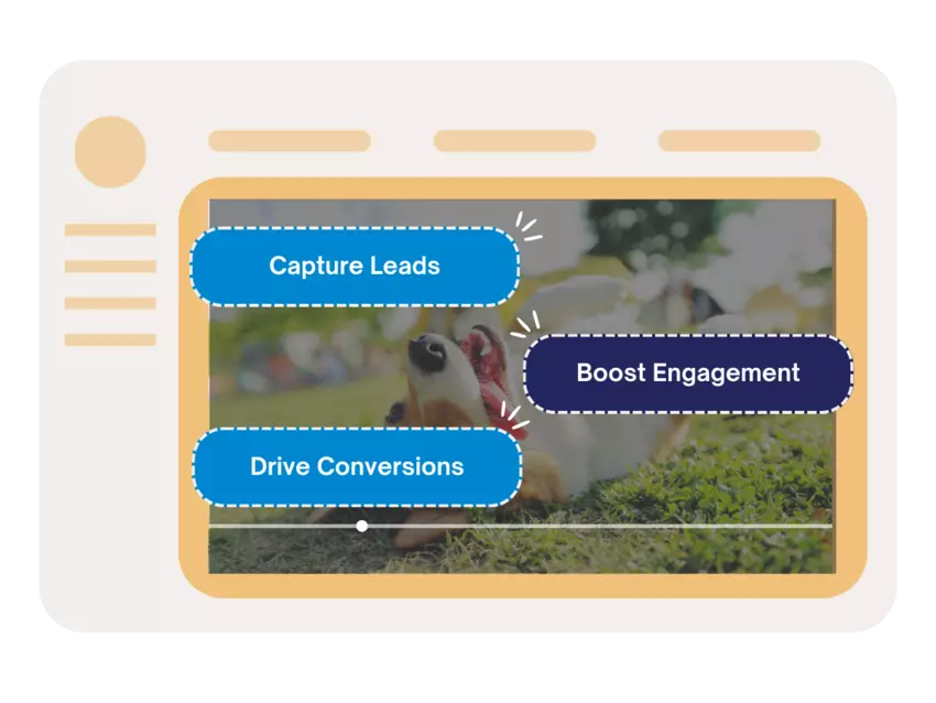 Capture leads and boost engagement on video
